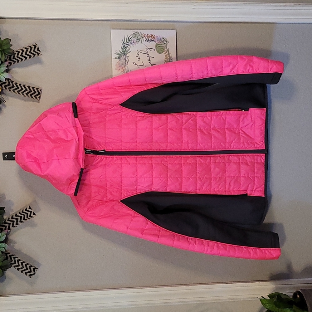 Jacket pink and gray